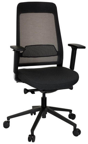 MID.YOU Pisarniški Stol Chiaro T1 Black, Črna