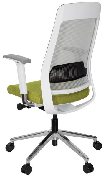 MID.YOU Pisarniški Stol Chiaro T1 White, Zelena, Siva