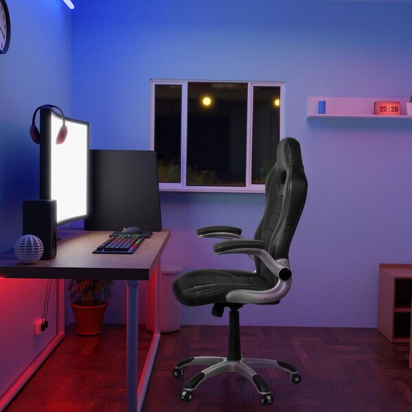 MID.YOU Gaming Stol Game Sport, Črna