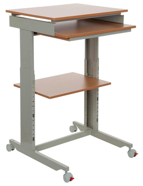 MID.YOU Pisalna Miza Workstation, Siva, Barva Bukve