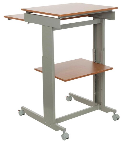 MID.YOU Pisalna Miza Workstation, Siva, Barva Bukve