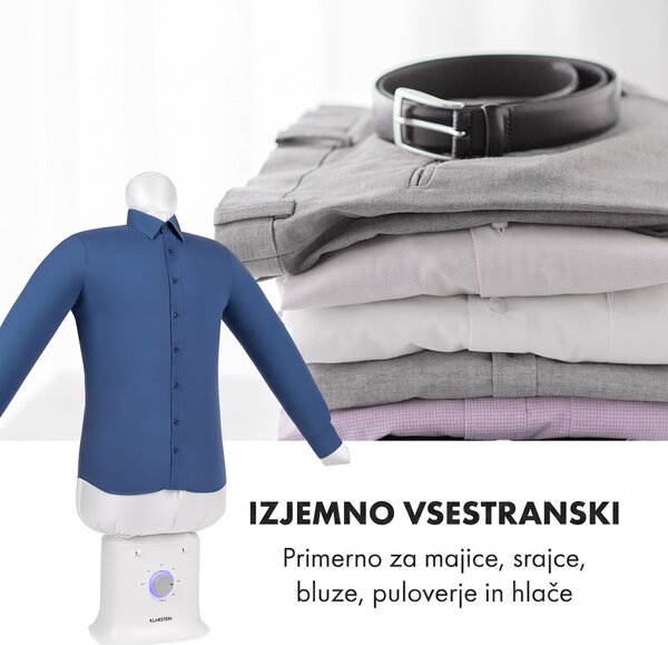 Klarstein ShirtButler Deluxe avtomatski sušilnik in likalnik 1250 W