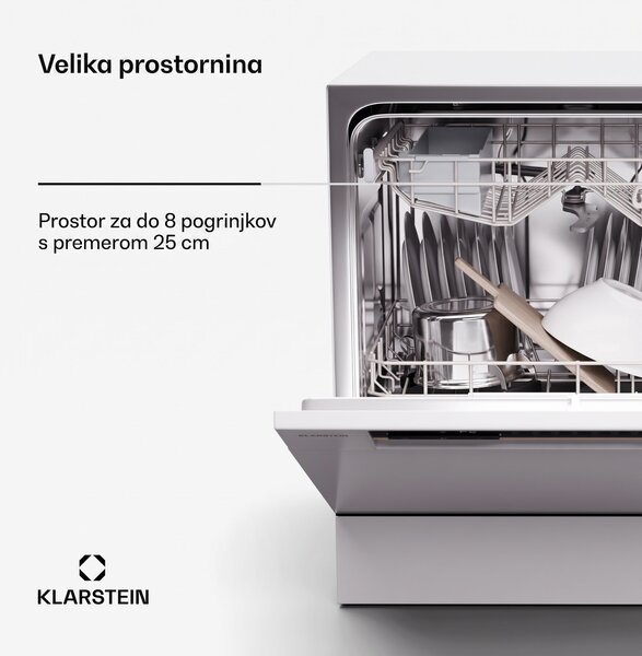 Klarstein Amazonia Eco 8, pomivalni stroj