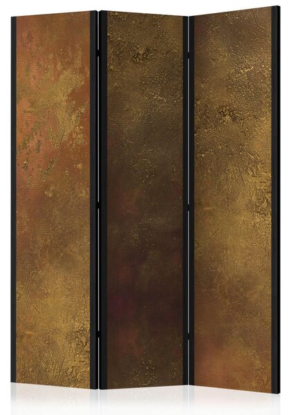 PARAVAN 135/172/3 cm rjava, zlate barve
