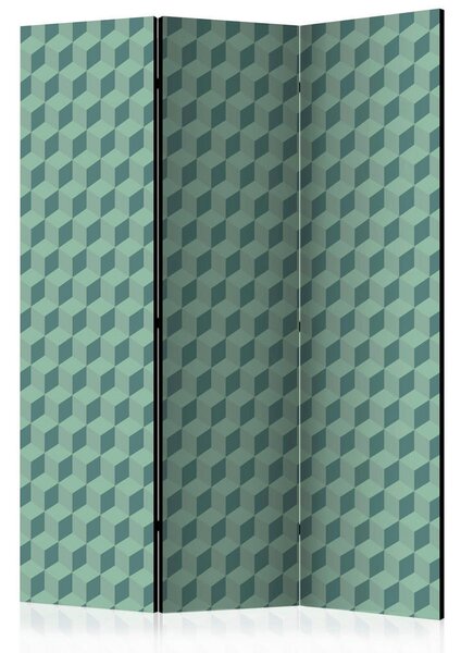 PARAVAN 135/172/3 cm turkizna, metino zelena