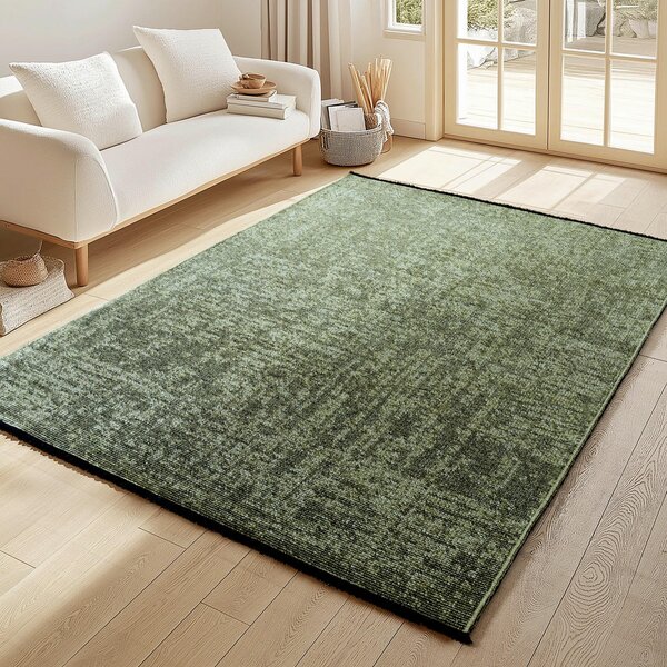 RAVNO TKANA PREPROGA Space 160/230 cm tkano zelena