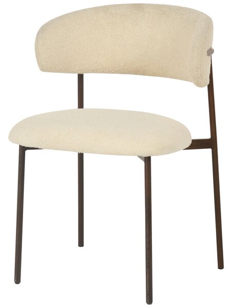 STOL, les, kovina, tekstil bela