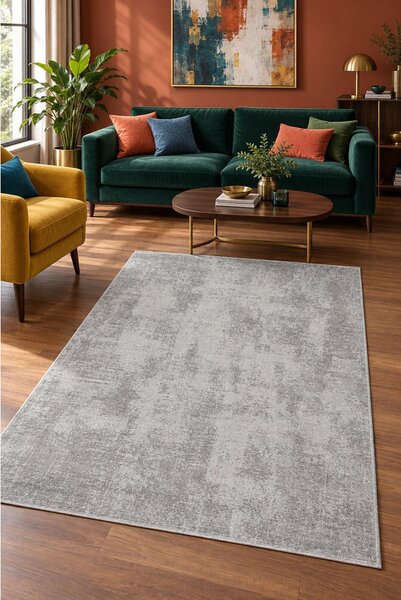 TKANA PREPROGA ISABELLE FABIA 80/150 cm tkano srebrne barve