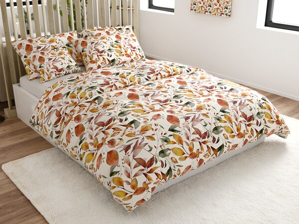 Posteljnina iz mikrovlaken AUTUMN LEAVES pisana Dimenzije posteljnine: 70 x 90 cm | 140 x 220 cm