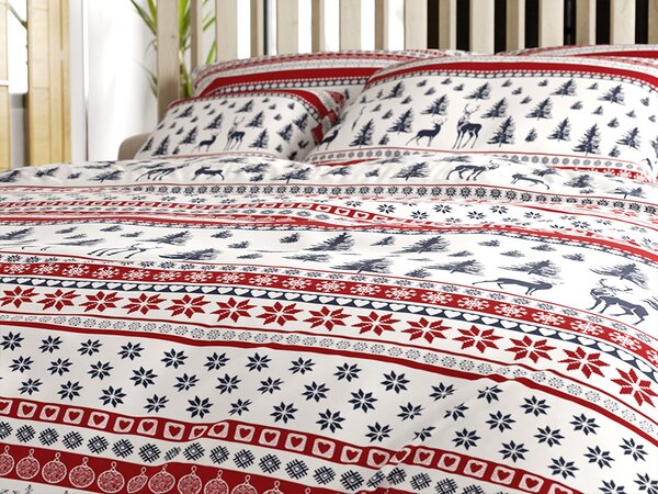 Posteljnina iz mikrovlaken TWINKLE CHRISTMAS pisana Dimenzije posteljnine: 70 x 90 cm | 140 x 220 cm