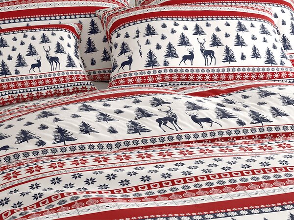 Posteljnina iz mikrovlaken TWINKLE CHRISTMAS pisana Dimenzije posteljnine: 70 x 90 cm | 140 x 220 cm