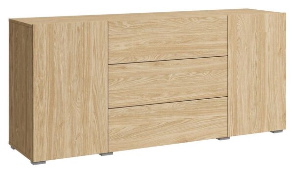 P & B Široka Komoda Berlin, Barva Hrasta