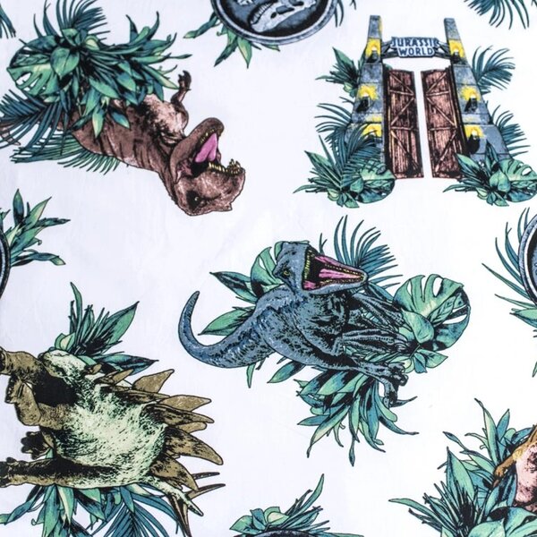 Svetleča bombažna posteljnina JURASSIC WORLD ROAR barvna Dimenzije posteljnine: 70 x 90 cm | 140 x 200 cm