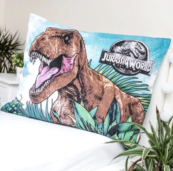 Svetleča bombažna posteljnina JURASSIC WORLD ROAR barvna Dimenzije posteljnine: 70 x 90 cm | 140 x 200 cm