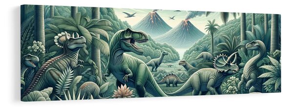 Slika divji svet dinozavrov