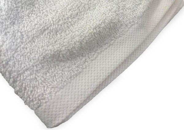 Brisača MONEA 70x140 cm bela, 100% bombaž