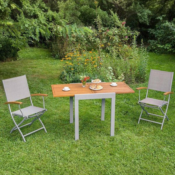 Gardenson Balkonska Garnitura Naxos, 3-Delno, Aluminij
