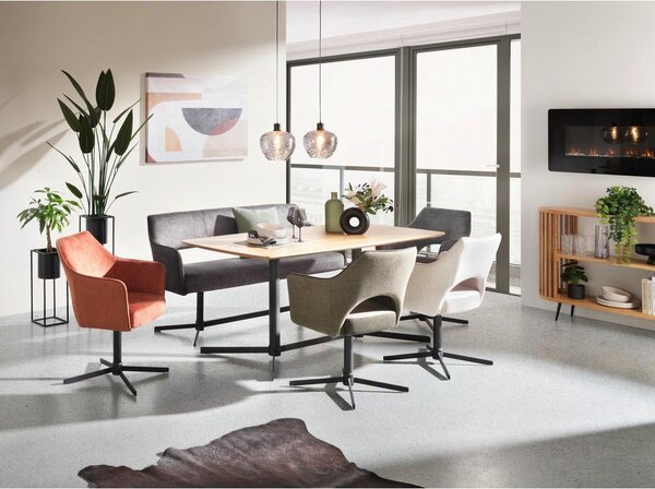 Premium Living Naslanjač Valletta Opečnato Rjava