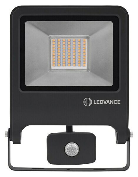 LED reflektor Ledvance Endura Flood s senzorjem (30 W, 2.400 lm, 3.000 K, IP44, domet 2–9 m, antracit)