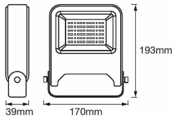 LED reflektor Ledvance Endura Flood (30 W, 2.400 lm, 3.000 K, IP65, bele barve)