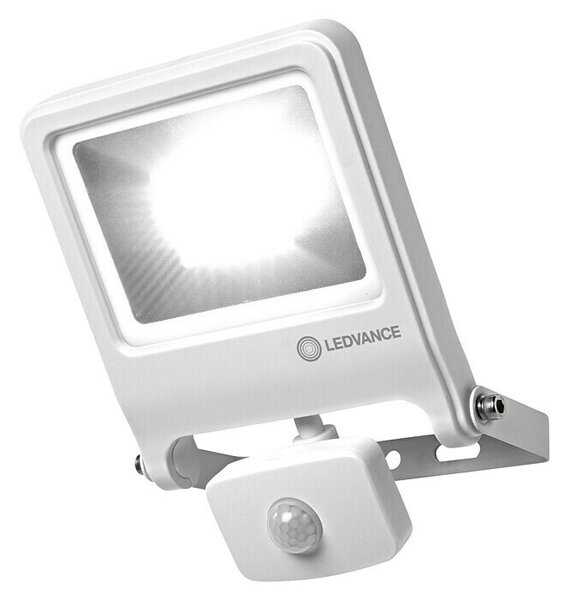 LED reflektor Ledvance Endura Flood s senzorjem (30 W, 2.400 lm, 3.000 K, IP44, domet 2–9 m, bele barve)