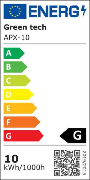 LED reflektor &#039;Green Tech&#039; (črne barve, 10 W, 6000 K, IP65)