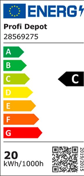 LED reflektor Profi Depot (20 W, 68 x 75 x 190 cm, nevtralno bela)