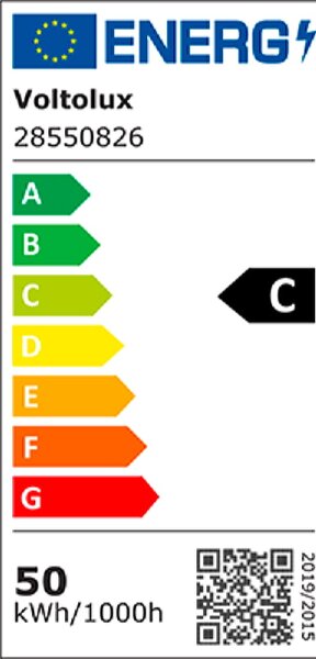 LED reflektor Voltolux (50 W, 68 x 75 x 190 cm, nevtralno bela)