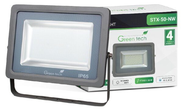 LED reflektor Green Tech (50 W, IP65, 4200 K, siv)