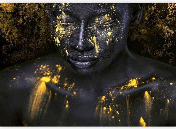 Artgeist Fototapeta Bathed In Gold, 100x70cm