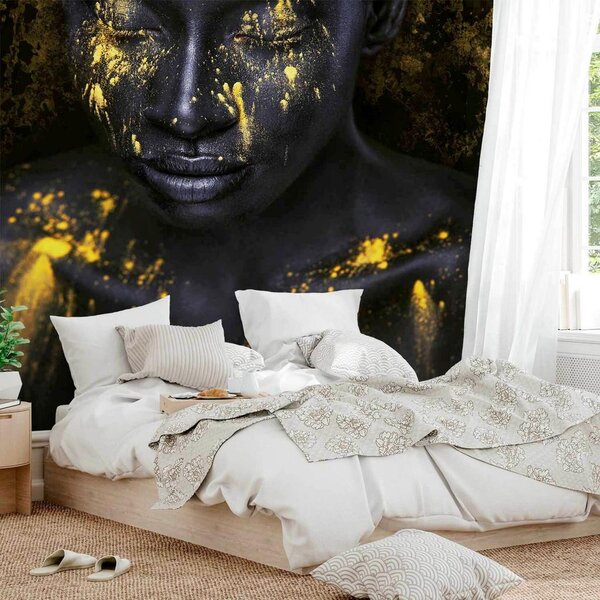 Artgeist Fototapeta Bathed In Gold, 100x70cm
