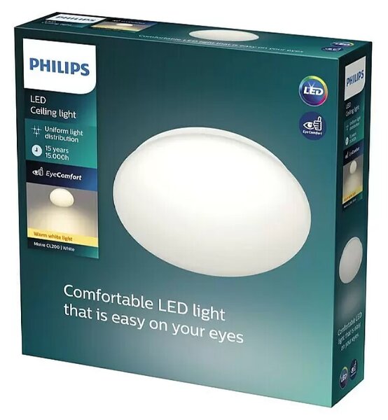 LED stropna svetilka Philips Moire (10 W, 24 x 5 cm, 1000 lm, bela)