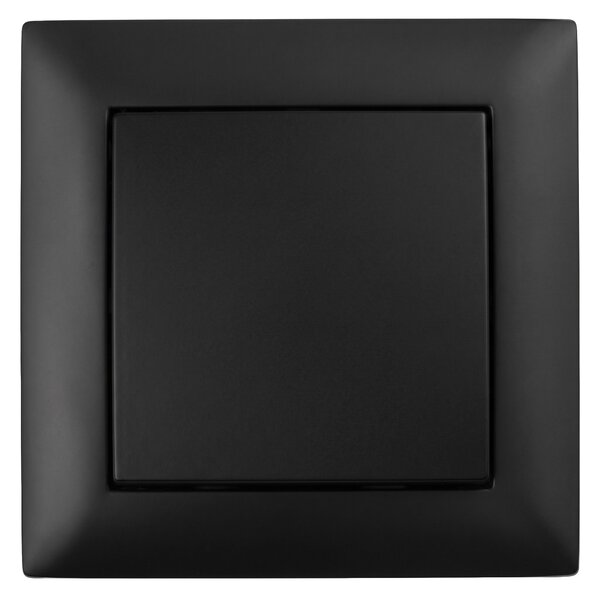 Enojno Stikalo z Okvirjem OSTE JNH006-W BLACK