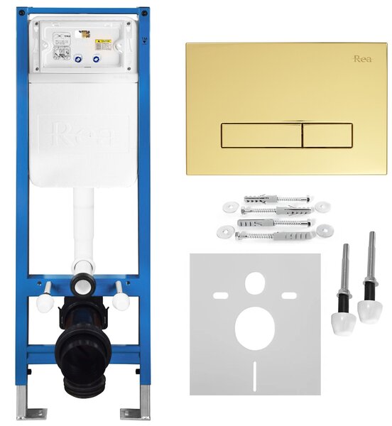 Podometni Set za WC 024N z Gumbom HD Gold