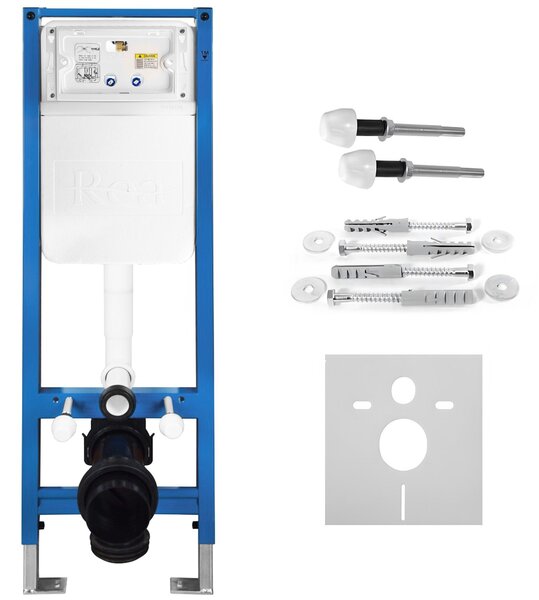 Podometni Set za WC 024N z Gumbom HD Satin