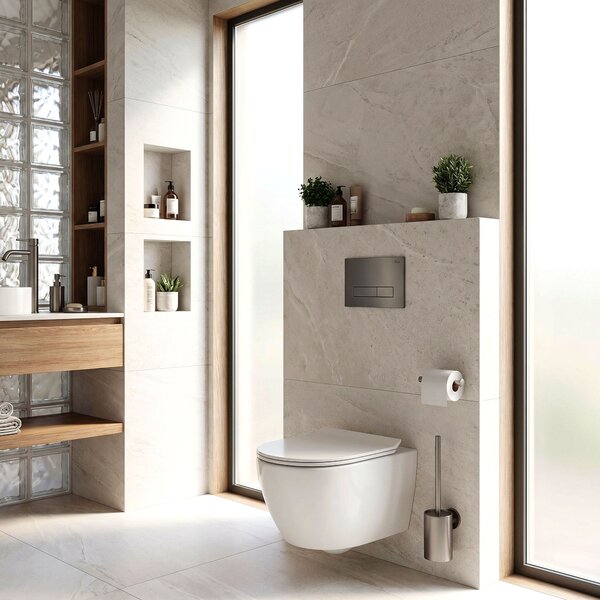 Tlačni gumb za WC predstensko enoto Rea HD K011A-Q in Slim 024N Titan
