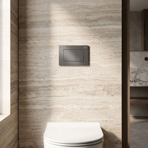 Tlačni gumb za WC predstensko enoto Rea J K011A-Q in Slim 024N Titan