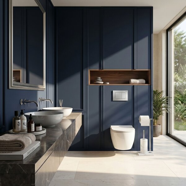 Tlačni gumb za WC predstensko enoto Rea J K011A-Q in Slim 024N Satin