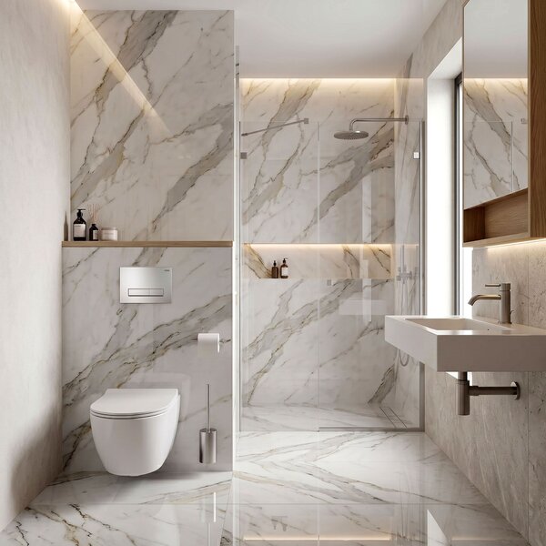 Tlačni gumb za WC predstensko enoto Rea HD K011A-Q and Slim 024N Satin