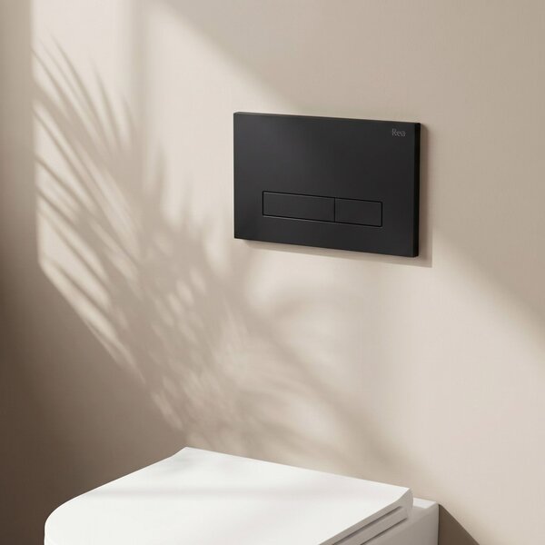 Tlačni gumb za WC predstensko enoto Rea HD K011A-Q in Slim 024N Black
