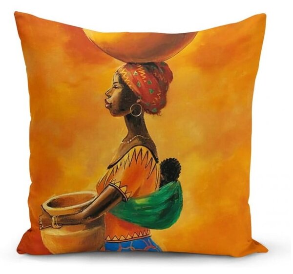 Komplet 3 prevlek za vzglavnik Minimalist Cushion Covers African Culture, 45 x 45 cm