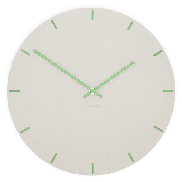 Stenska ura Luxhora Pura Circ White 11 barv kazalcev