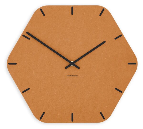 Stenska ura Luxhora Pura Hex Orange 11 barv kazalcev