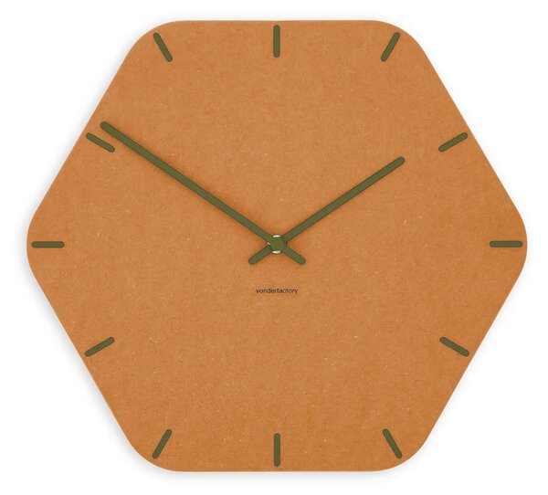 Stenska ura Luxhora Pura Hex Orange 11 barv kazalcev