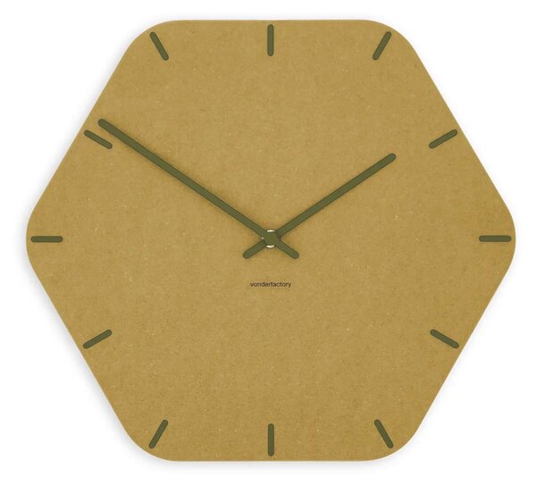Stenska ura Luxhora Pura Hex Yellow 11 barv kazalcev