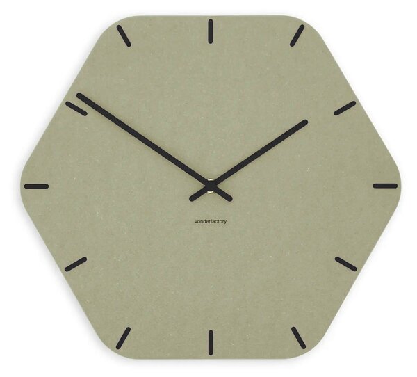 Stenska ura Luxhora Pura Hex Khaki 11 barv kazalcev