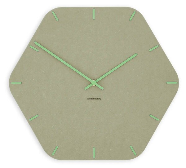 Stenska ura Luxhora Pura Hex Khaki 11 barv kazalcev