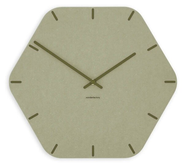 Stenska ura Luxhora Pura Hex Khaki 11 barv kazalcev