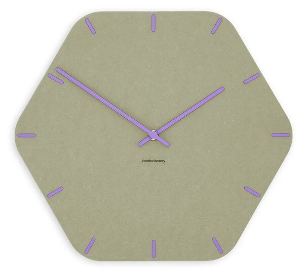 Stenska ura Luxhora Pura Hex Khaki 11 barv kazalcev