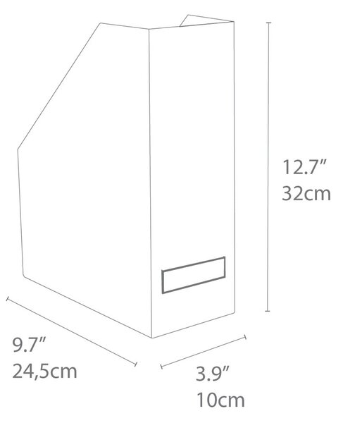 Bel organizator za dokumente Bigso Box of Sweden Viktoria